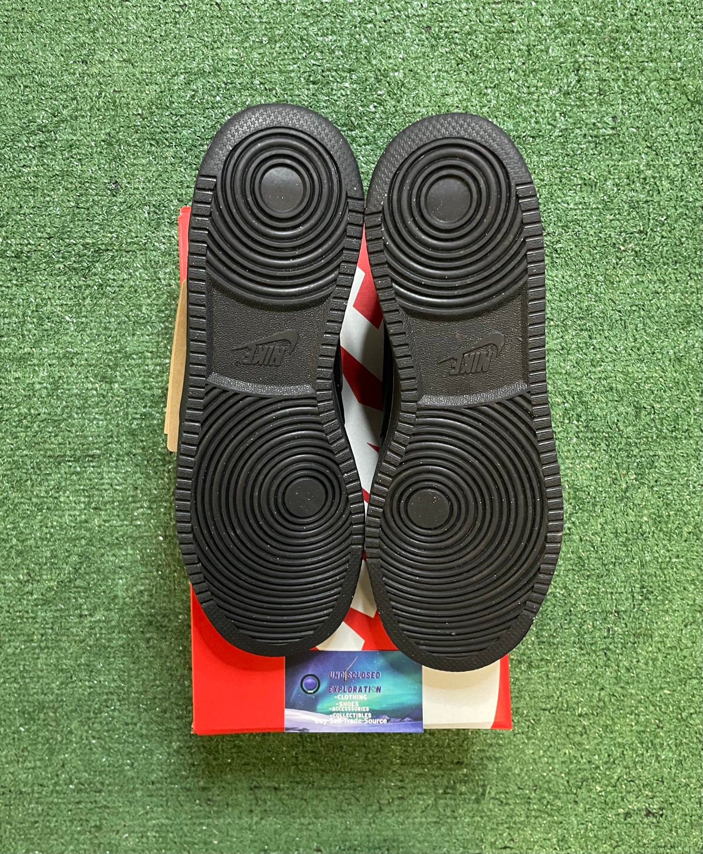 Nike Court Vision low triple black next nature