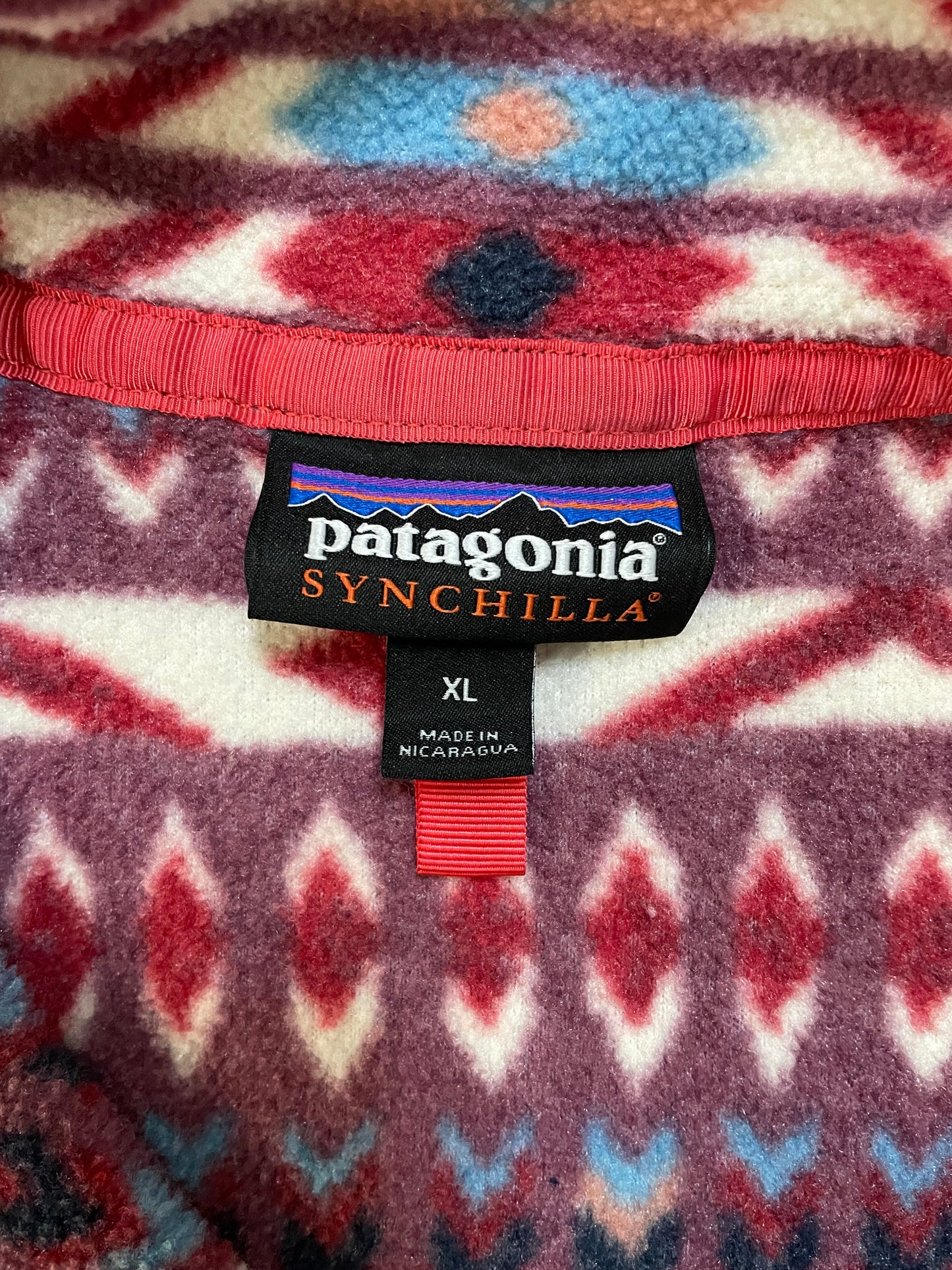 Vintage Patagonia synchilla strawberry kuta klash fleece