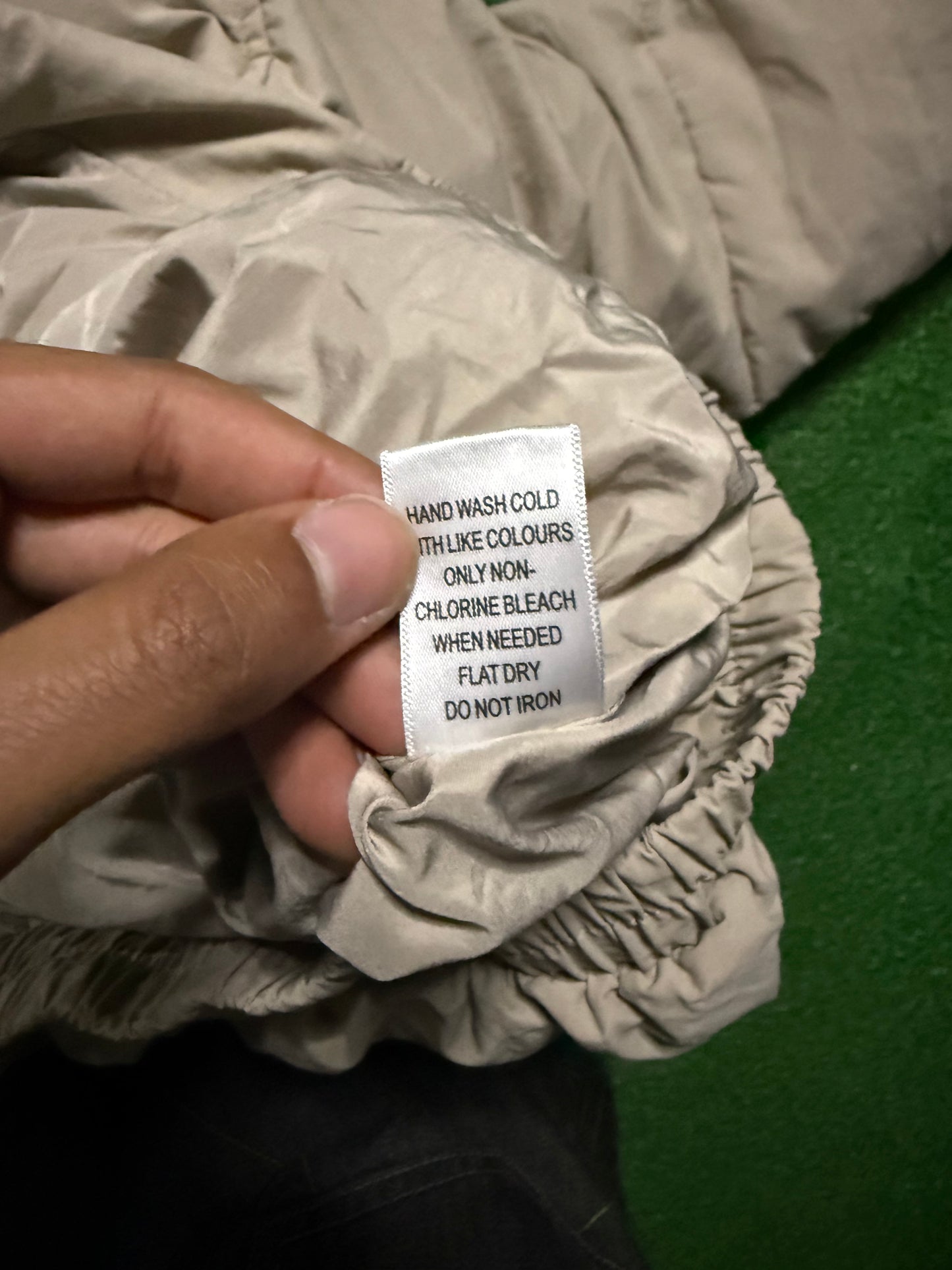Fear Of God Essentials Puffer Jacket Sage
