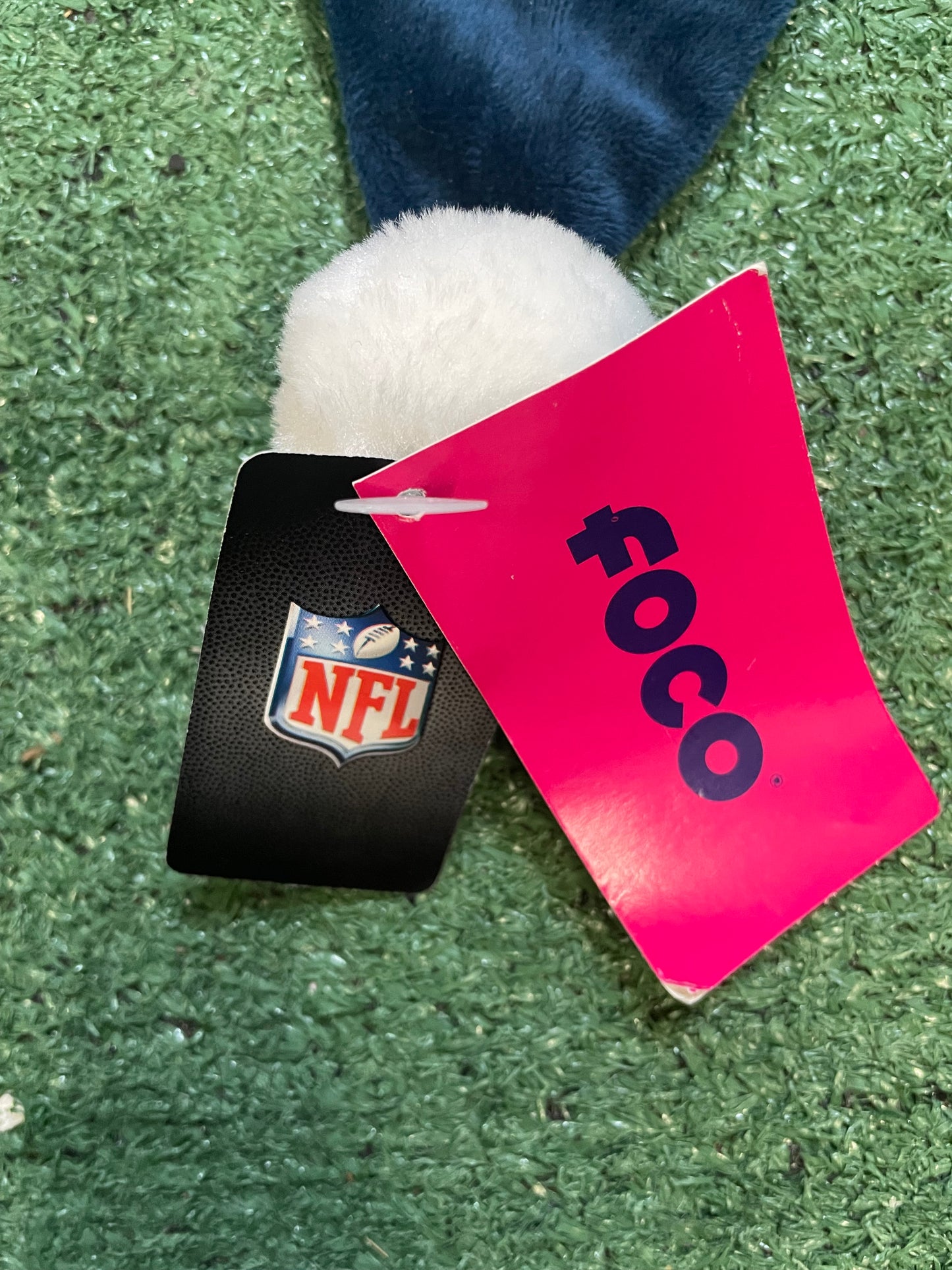 Seattle Seahawks embroidered Santa patch hat