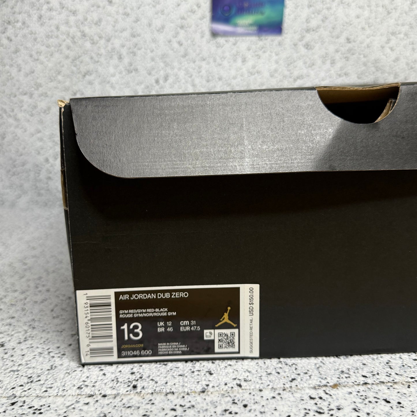 Jordan Dub Zero Toro Bravo