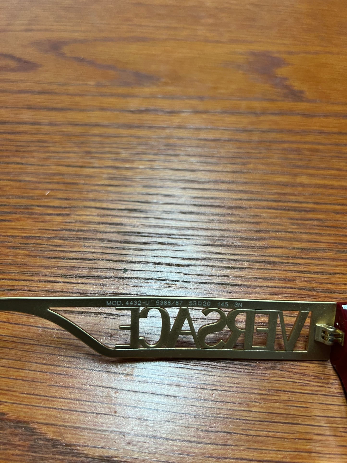 Versace red and gold sunglasses MOD 4432