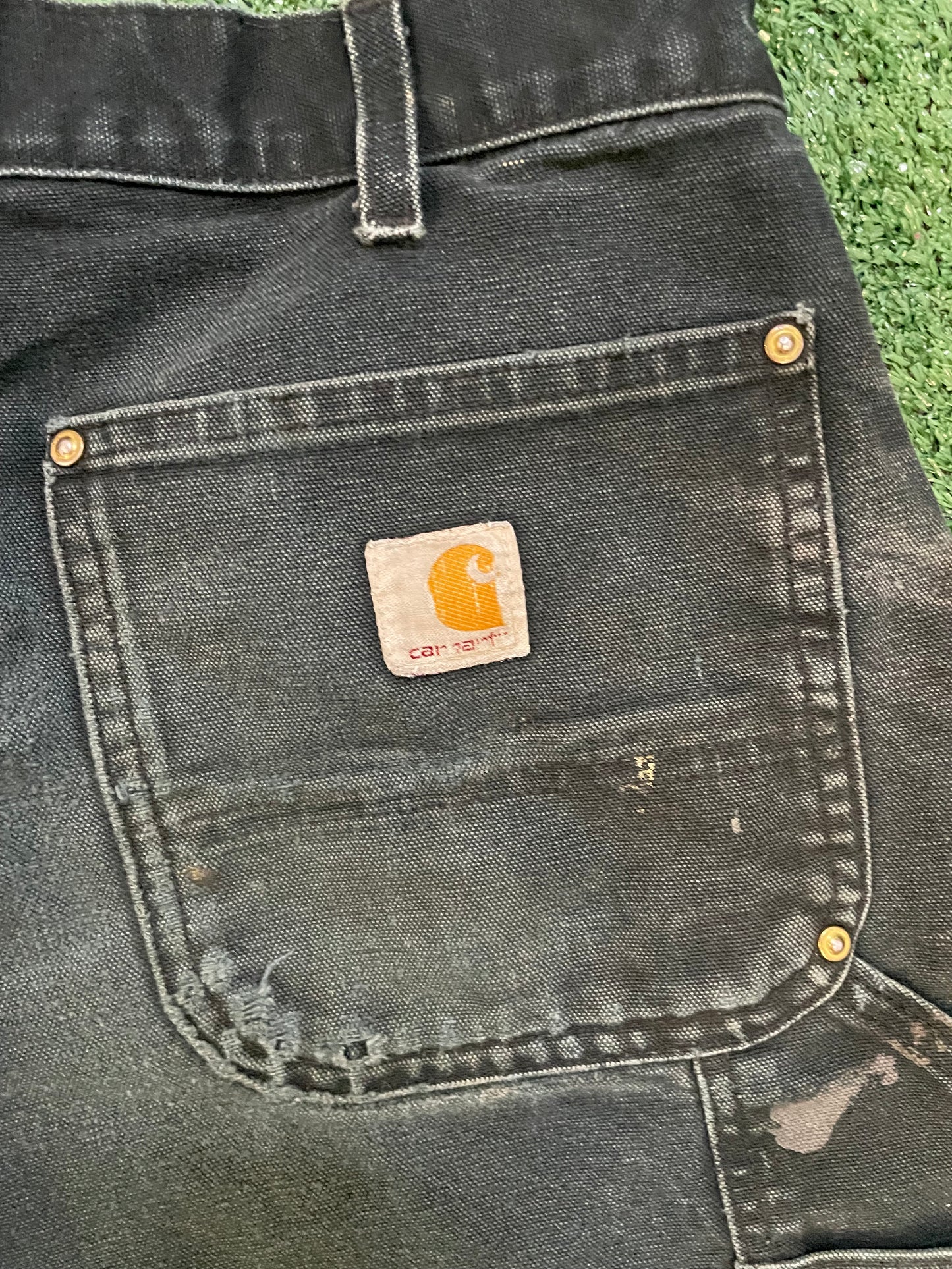 Vintage carhartt double knee shorts