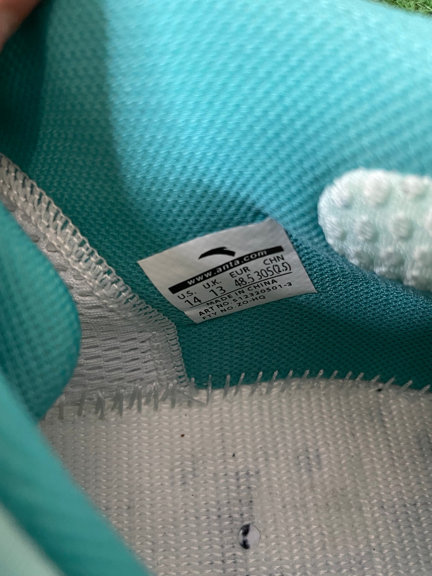 ANTA KT splash 5 klay Thompson surfing size 14men/15.5women