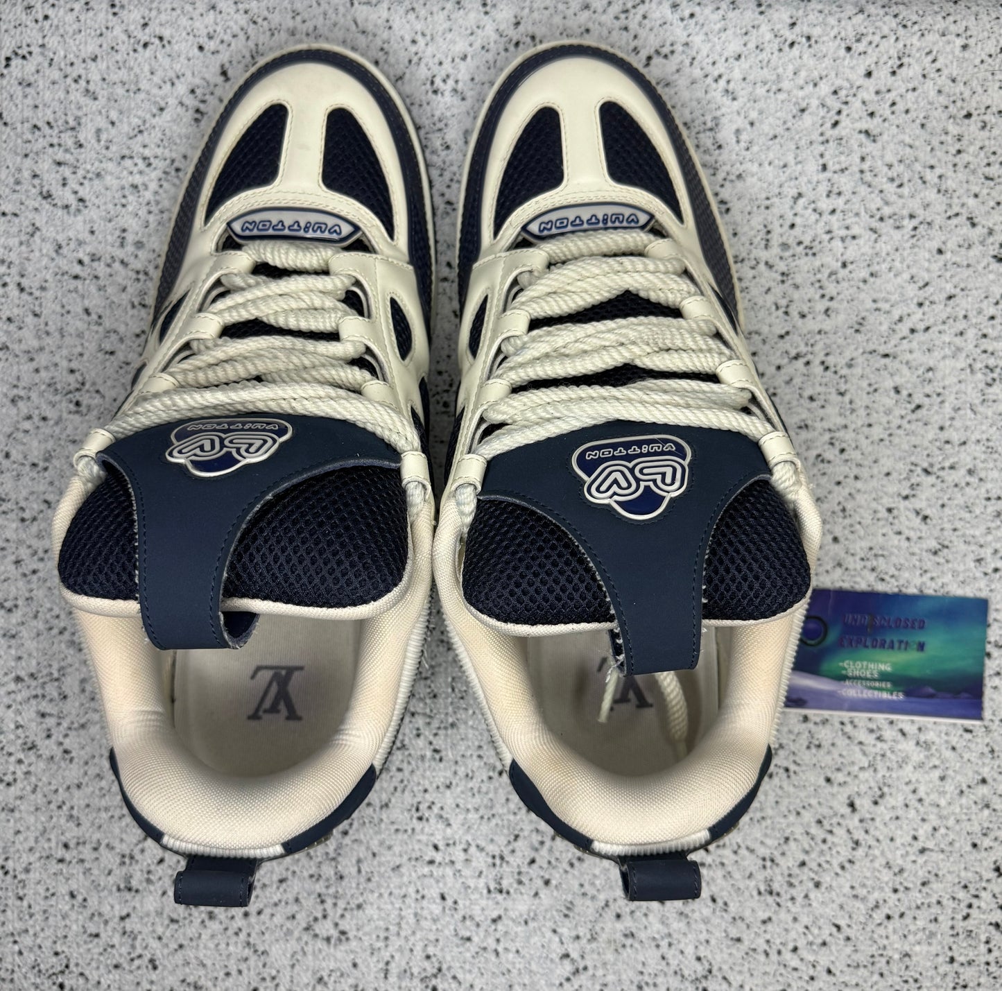 Louis Vuitton LV Skate Marine 8.5 UK/9.5 Men “Preowned”