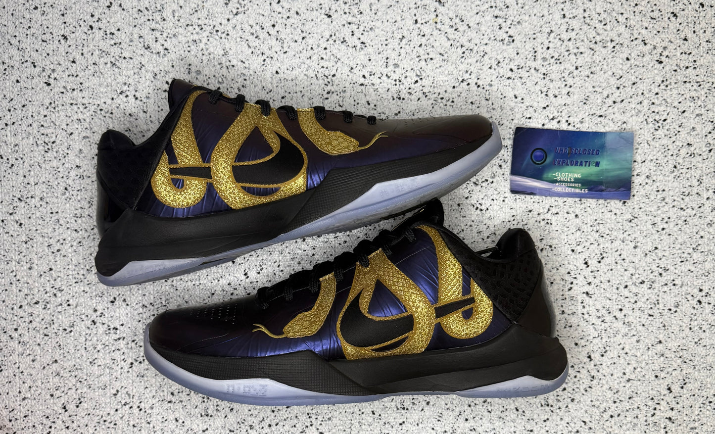 Kobe 5 Year Of Mamba Eggplant 8.5 Men/10 Women “ Preowned”