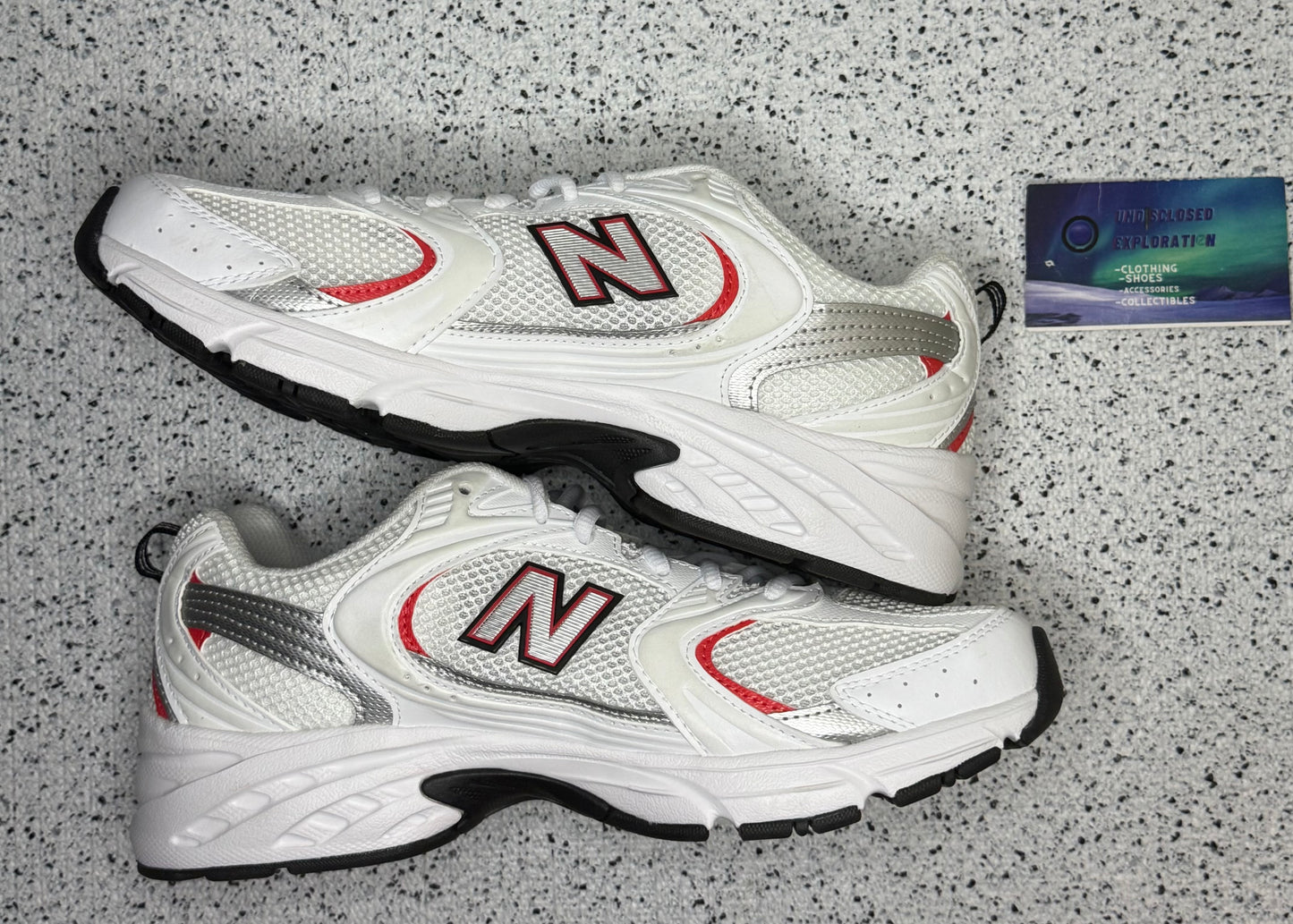 New Balance 530 White Blast Red