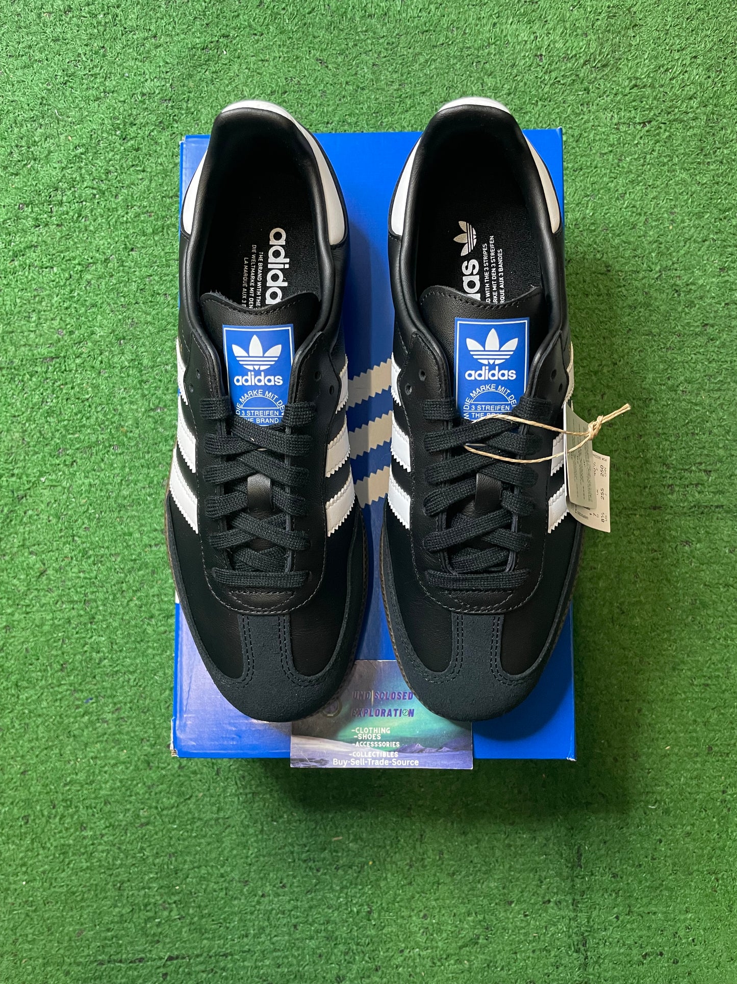 Adidas Samba black white gum
