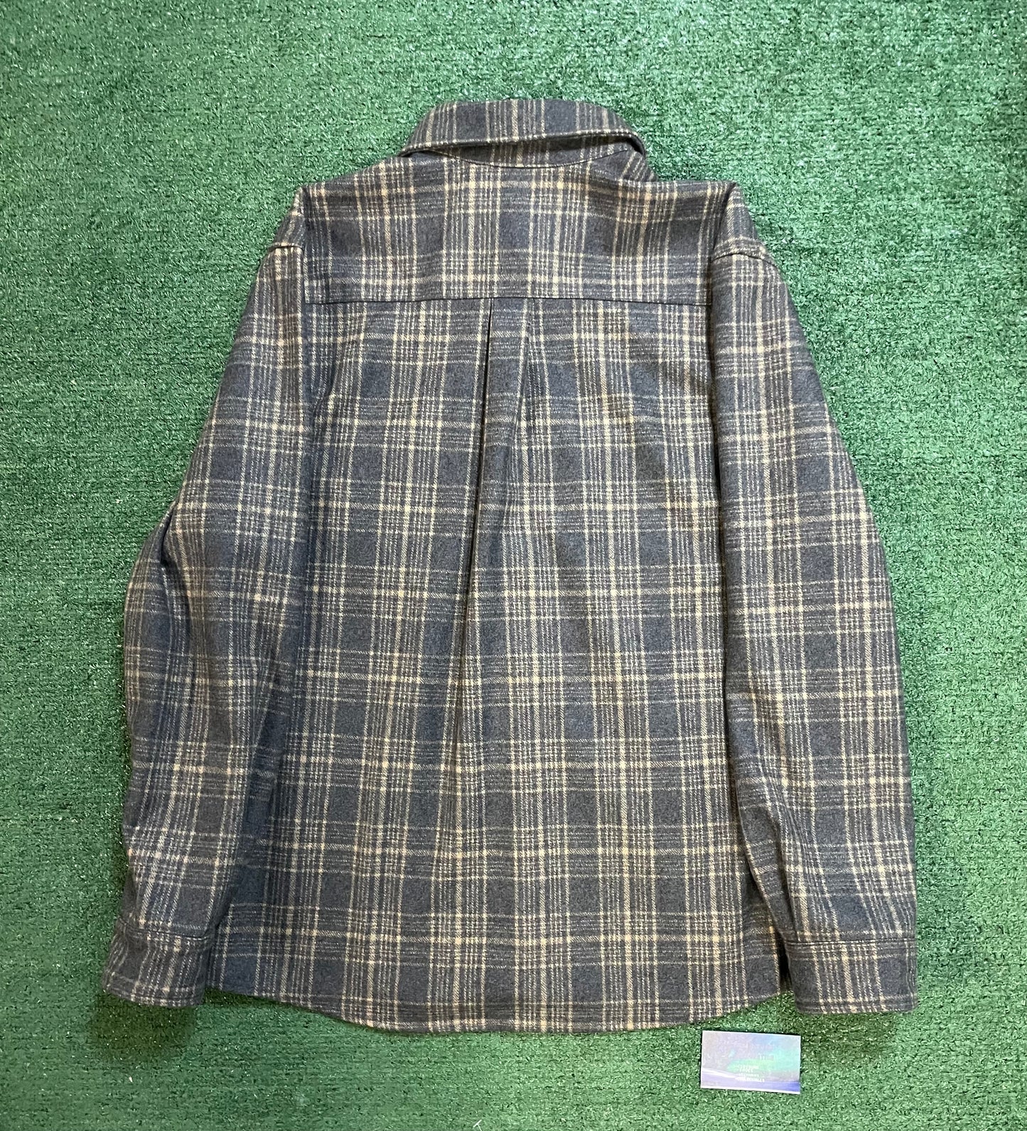 Richie Le premium brushed grey flannel