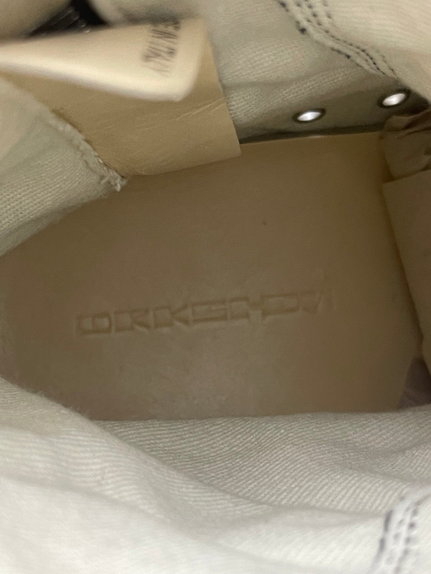 Rick Owens DrkShdw Ramones Vegan “Preowned” Size 42 EU/9 Men