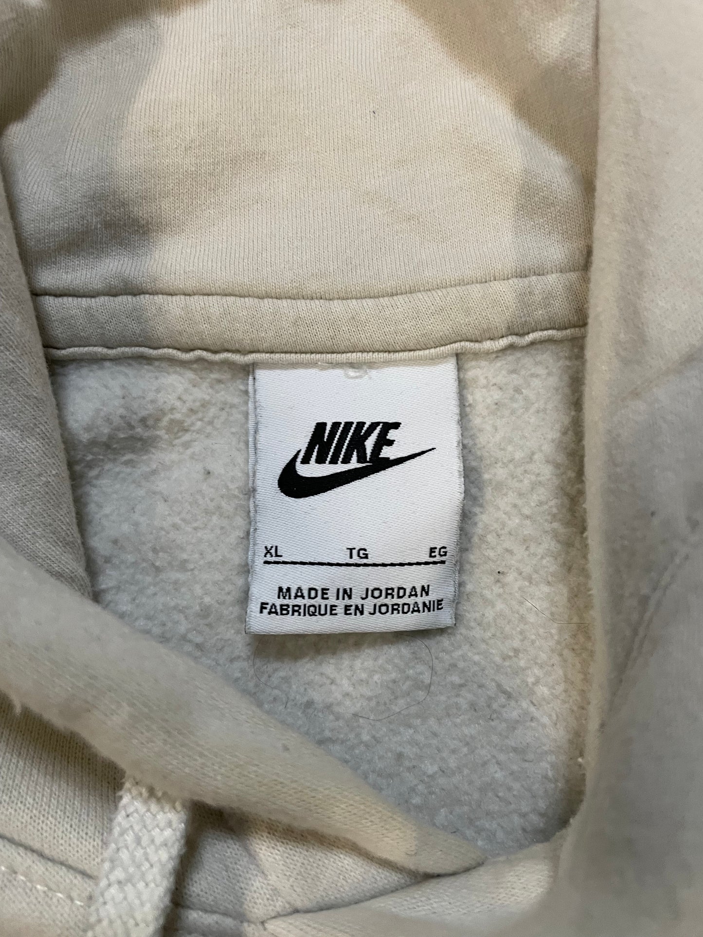 Nike off white basic hoodie