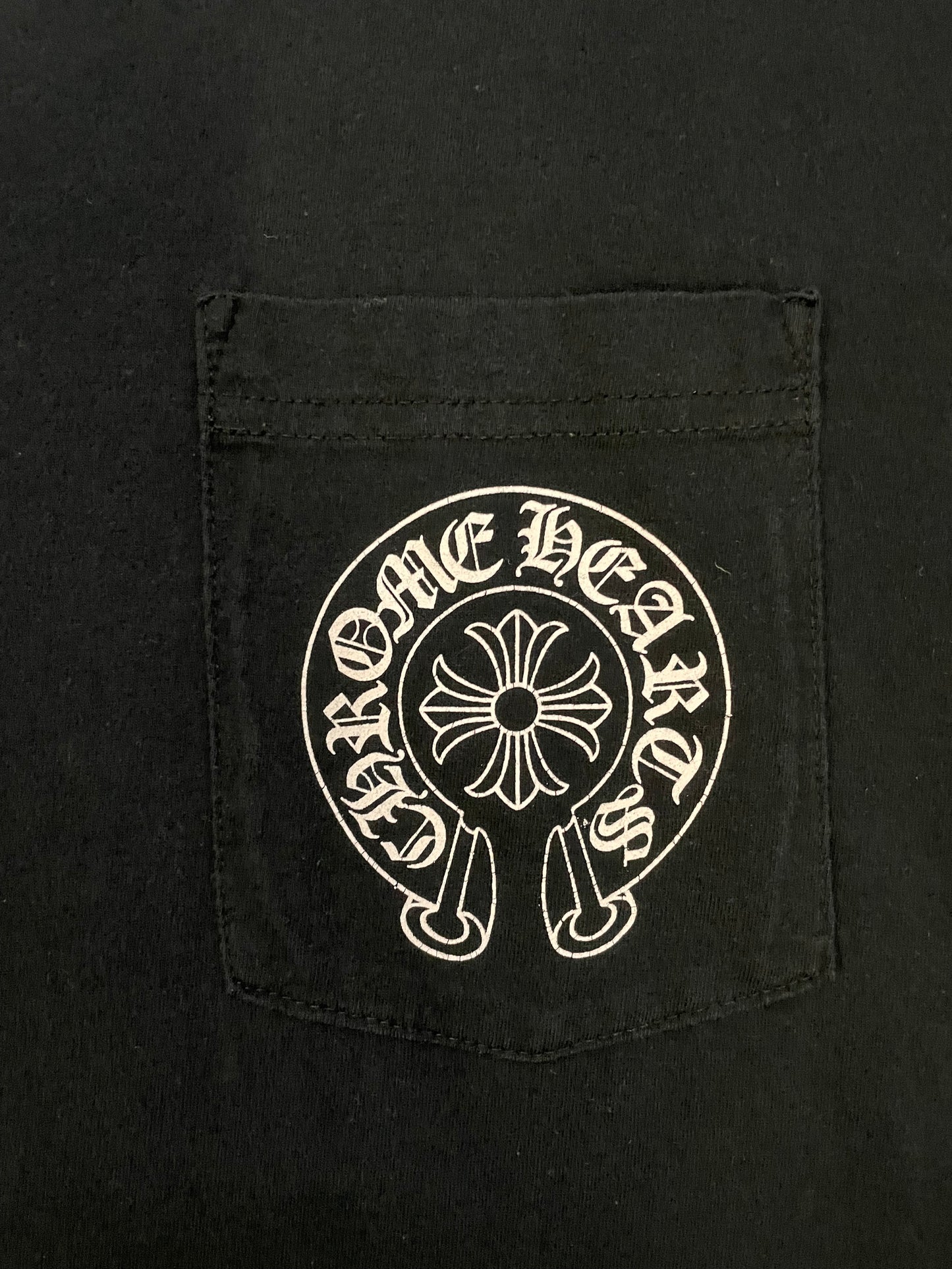 Chrome Hearts horseshoe black tee