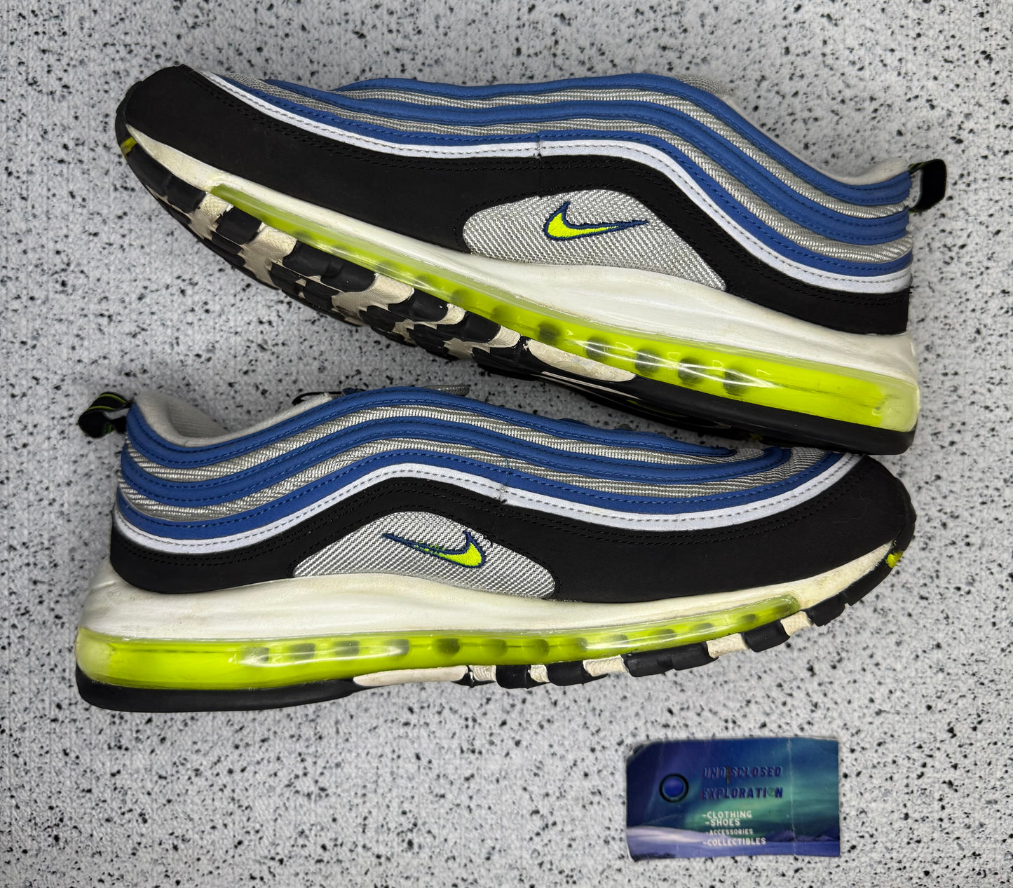 Nike Air Max 97 Atlantic Blue 10.5 Men/12 Women “Preowned”
