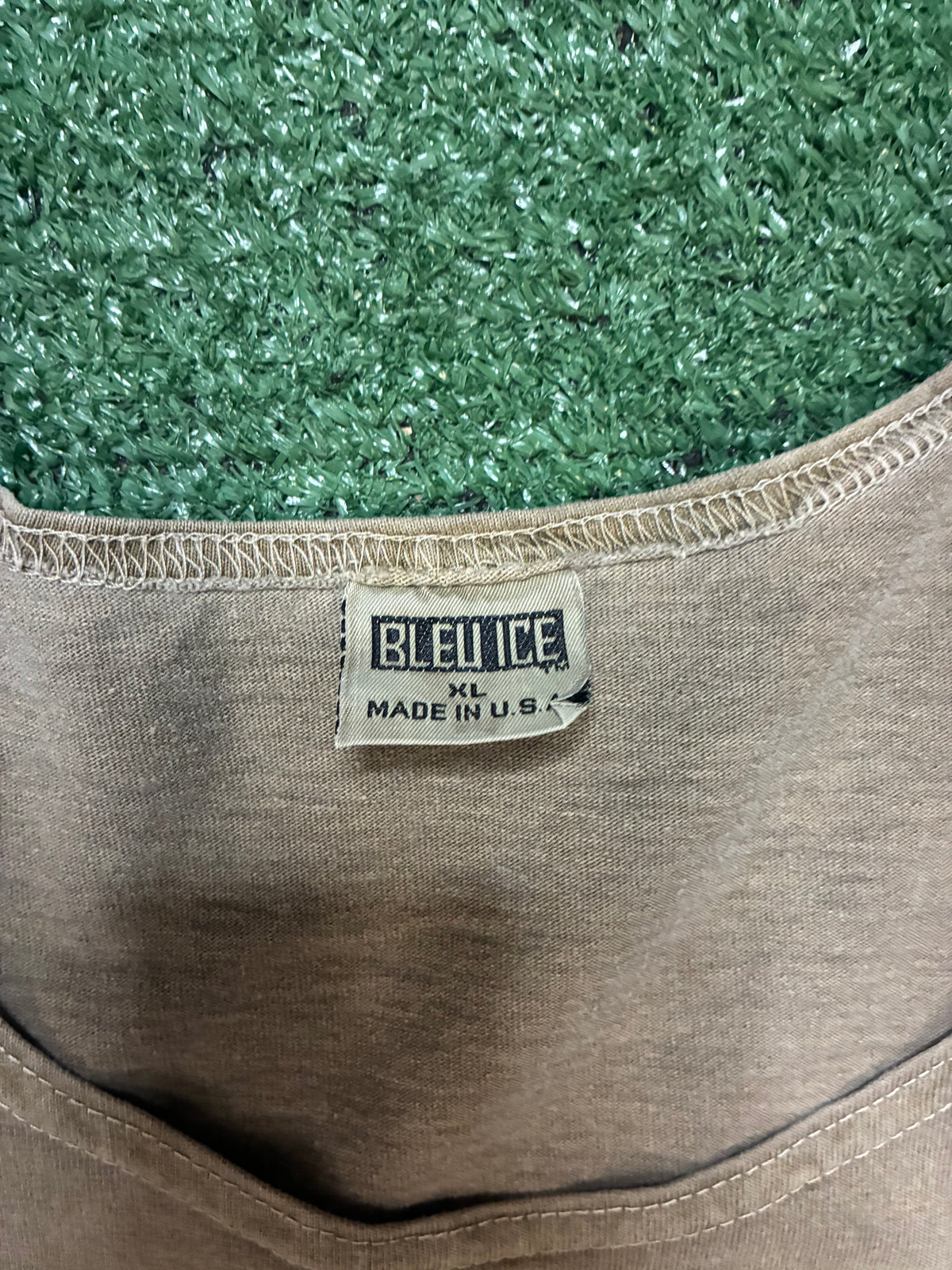 Vintage Bleu Ice tan tank top