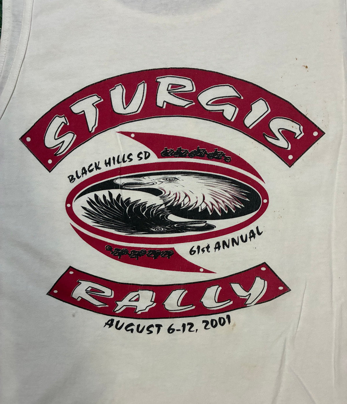 Vintage 2000s Sturgis black hills rally tank top