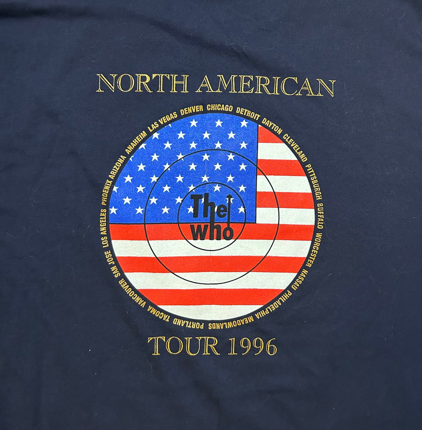 Vintage 1990s The Who quadrophenia a way of life North American tour tee