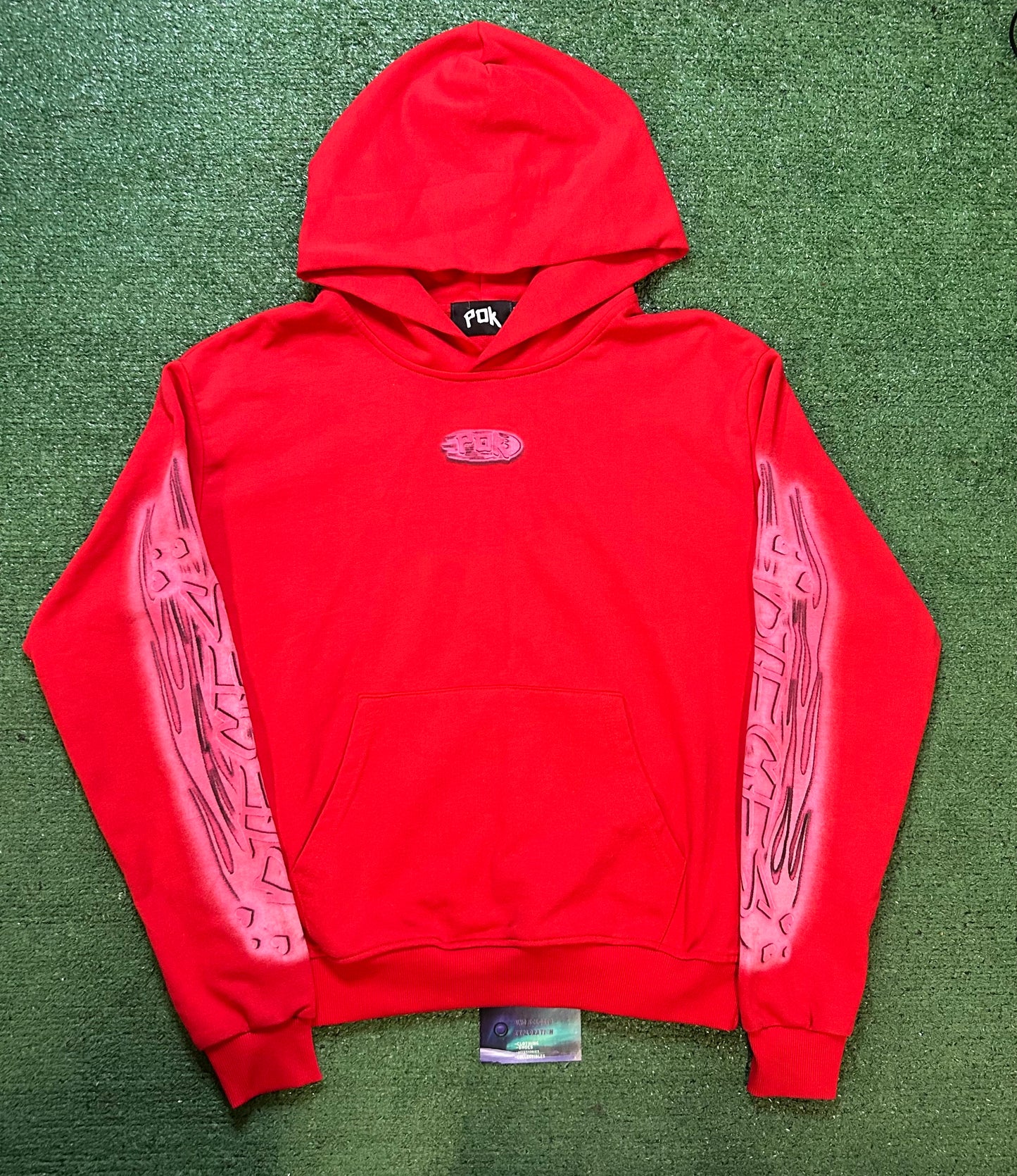Pieces of knowledge red hoodie