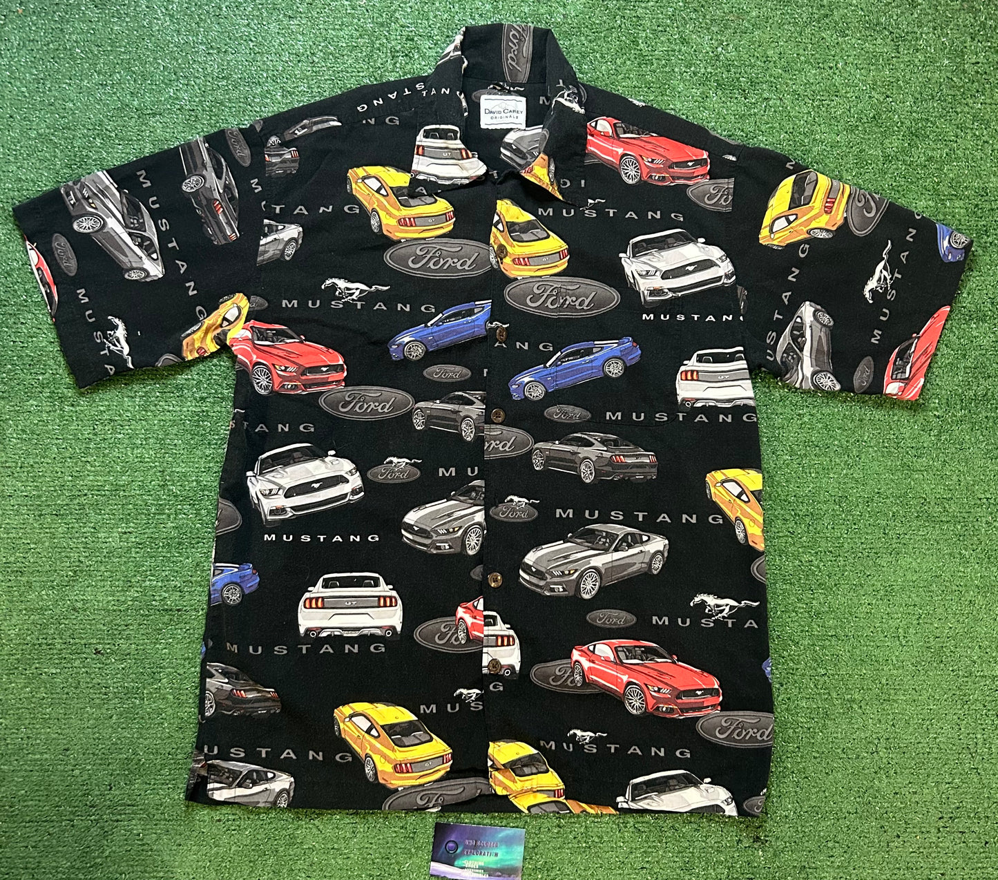 David Carey Originals Ford Mustang short sleeve button up