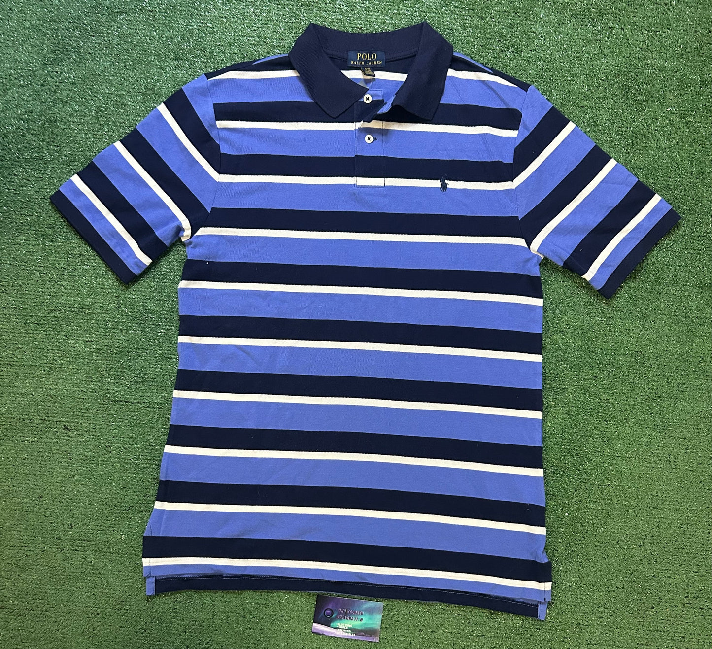 Polo Ralph Lauren navy and blue polo