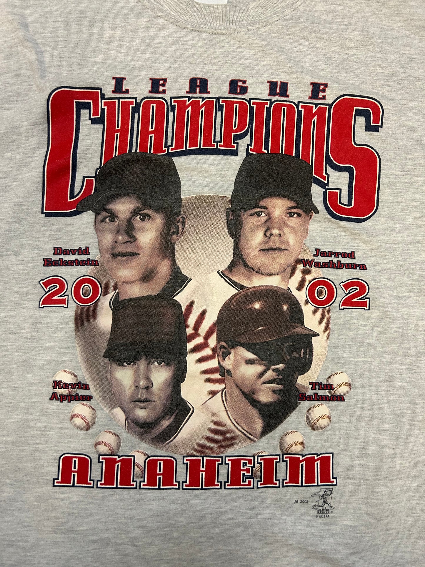Vintage 2000s Anaheim Angels Champions tee