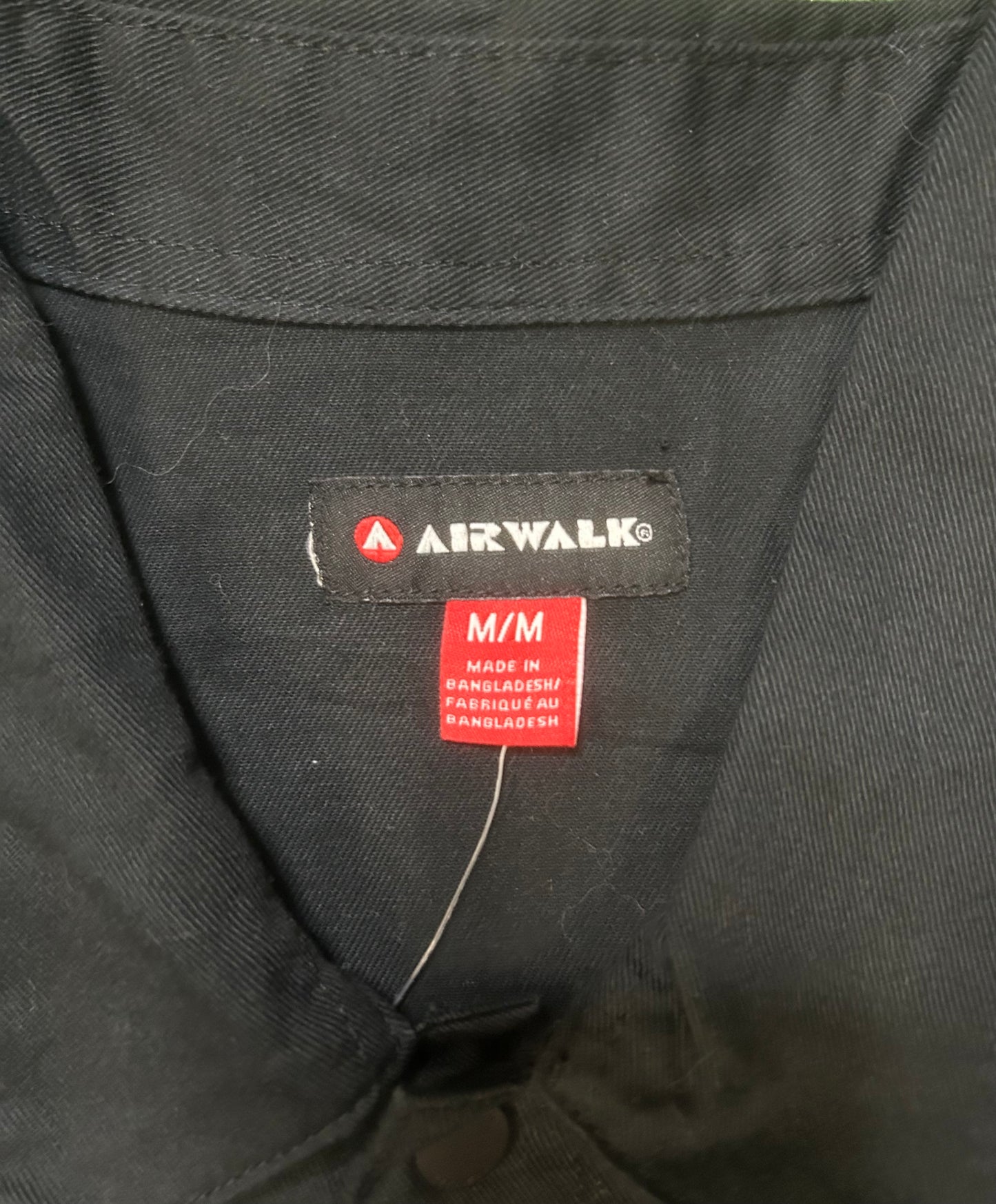 Airwalk black short sleeve button up