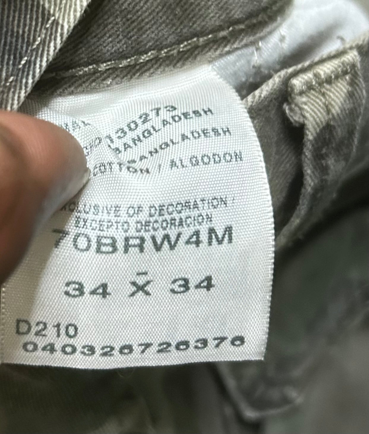 Wrangler Cargo camo pants