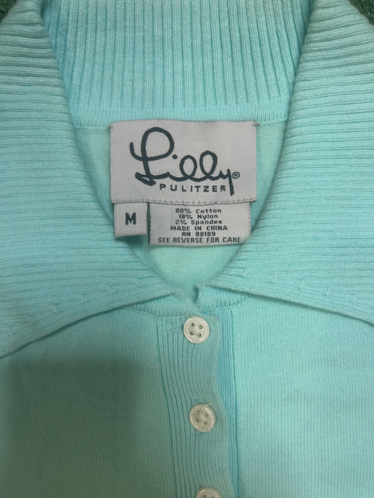 Lilly Pulitzer light blue polo