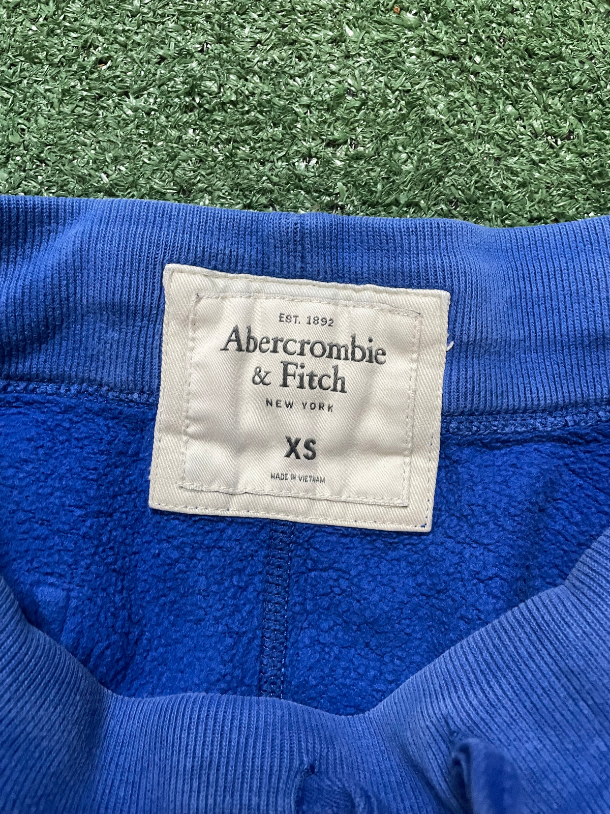 Abercrombie & Fitch blue embroidered shorts