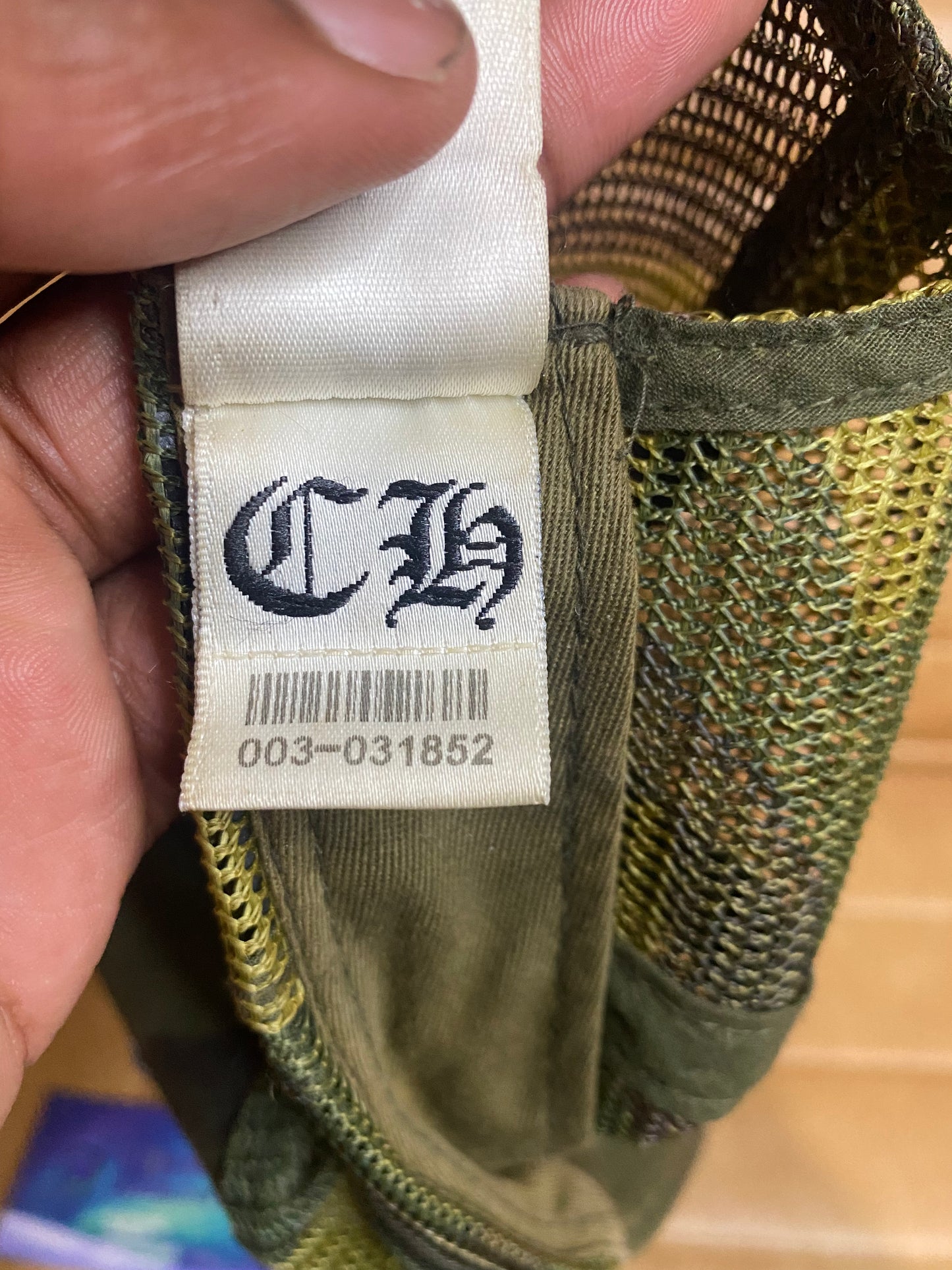 Vintage Chrome hearts camo trucker hat