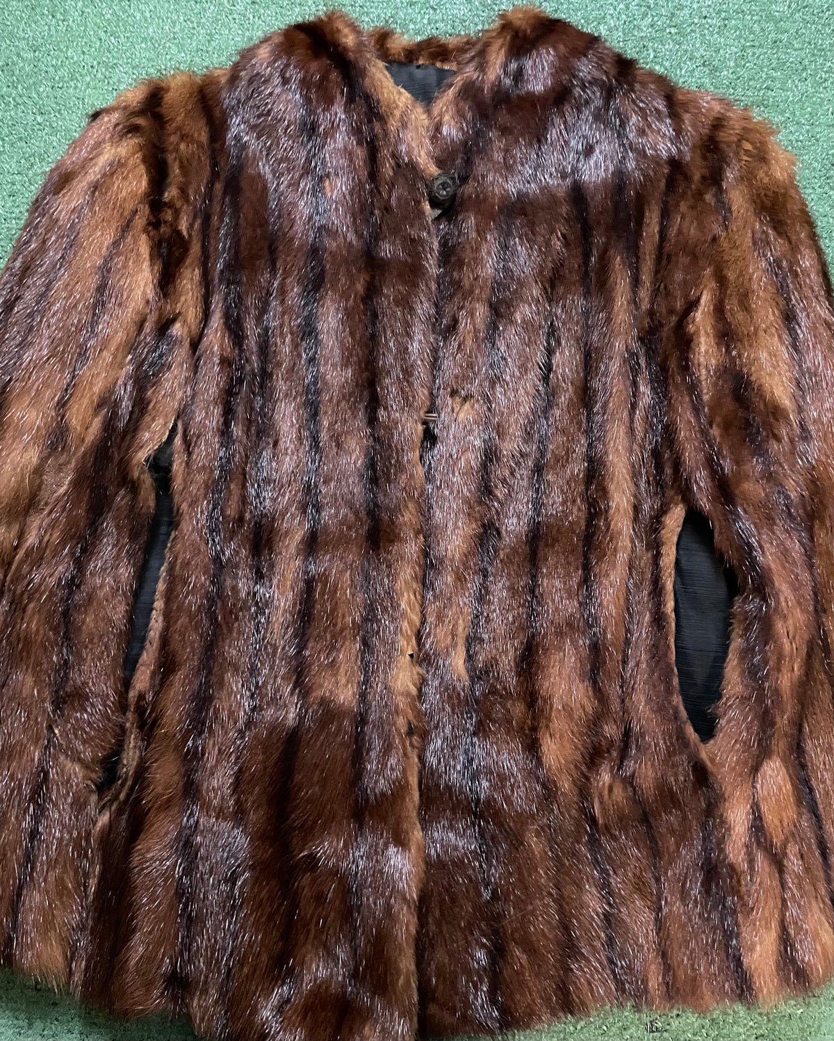 Vintage 1980s mink fur vest