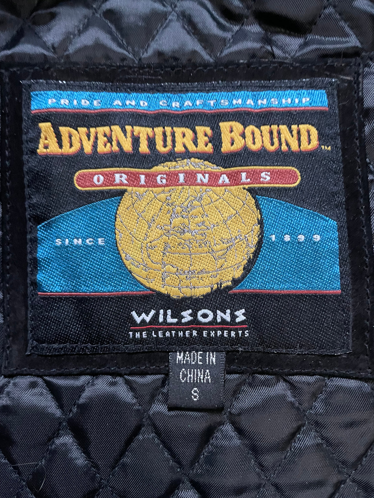 Vintage Wilsons black fur jacket