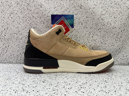 Jordan 3 Bio Beige Justin Timberlake 10.5 Men/12 Women “Preowned”