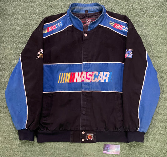 Vintage 1990s NASCAR racing  Jeff Hamilton jacket