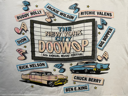 Vintage 1980s The New York City Doowop music festival tee