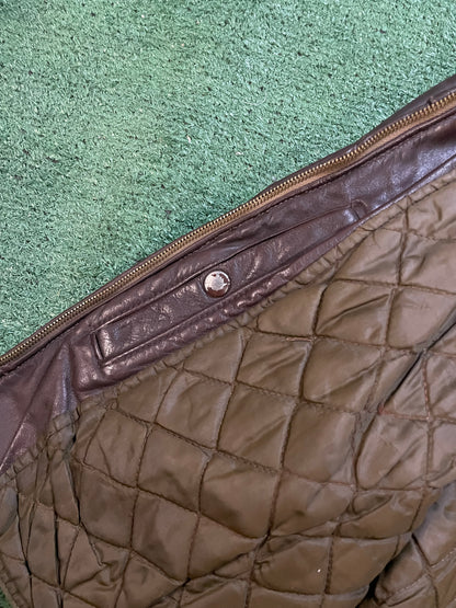 Vintage 1970s Harley Davidson amf leather brown jacket