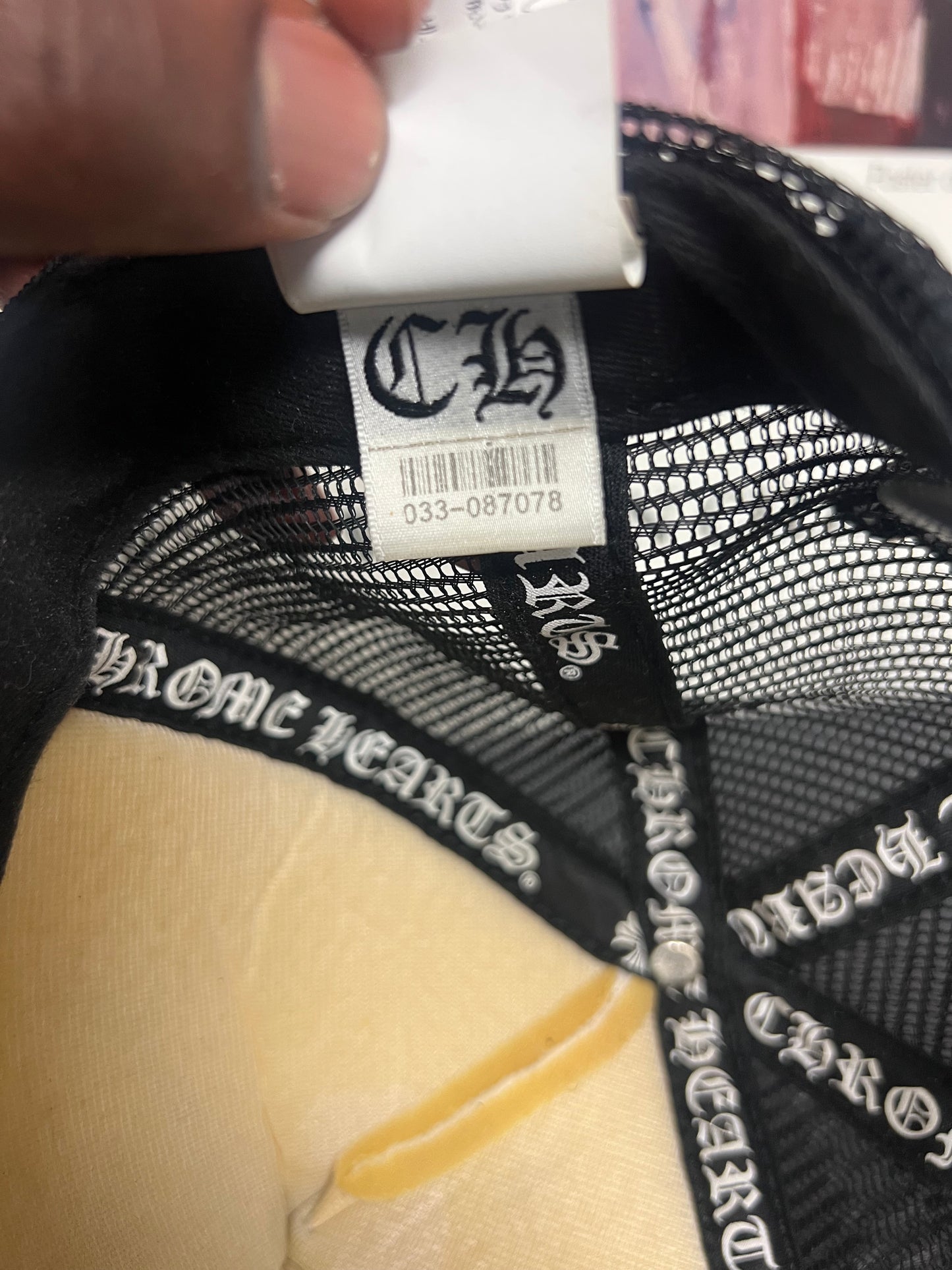 Chrome Hearts King Taco Hollywood black and white Hat