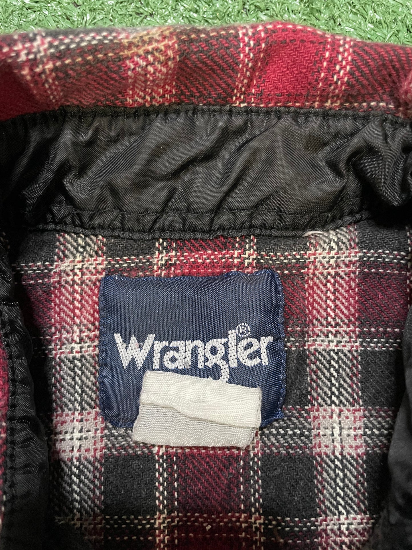 Vintage Wrangler plaid short sleeve