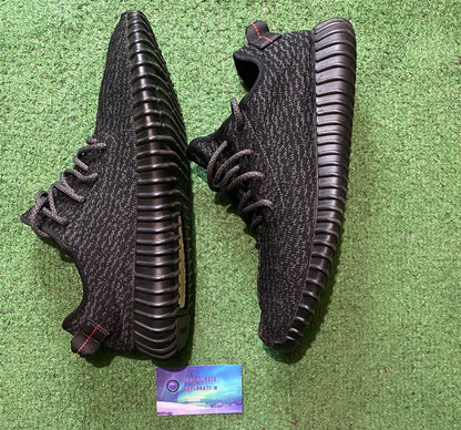 Adidas yeezy boost 350 pirate black 2016 size 12men/13.5women