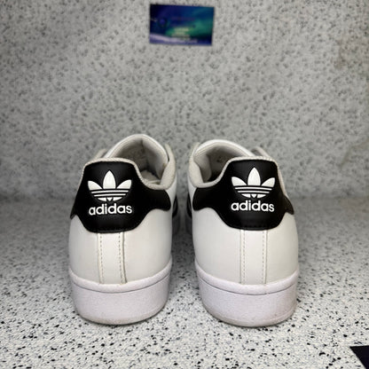 Adidas Superstar White Black 9 Men “Preowned”