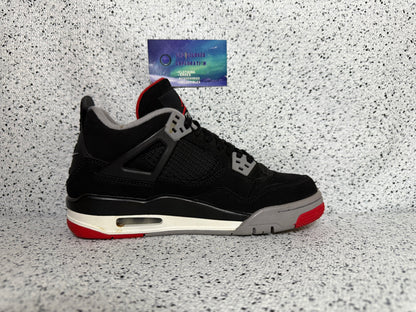 Jordan 4 Bred 2019 4.5 Youth/6 Women “Preowned”