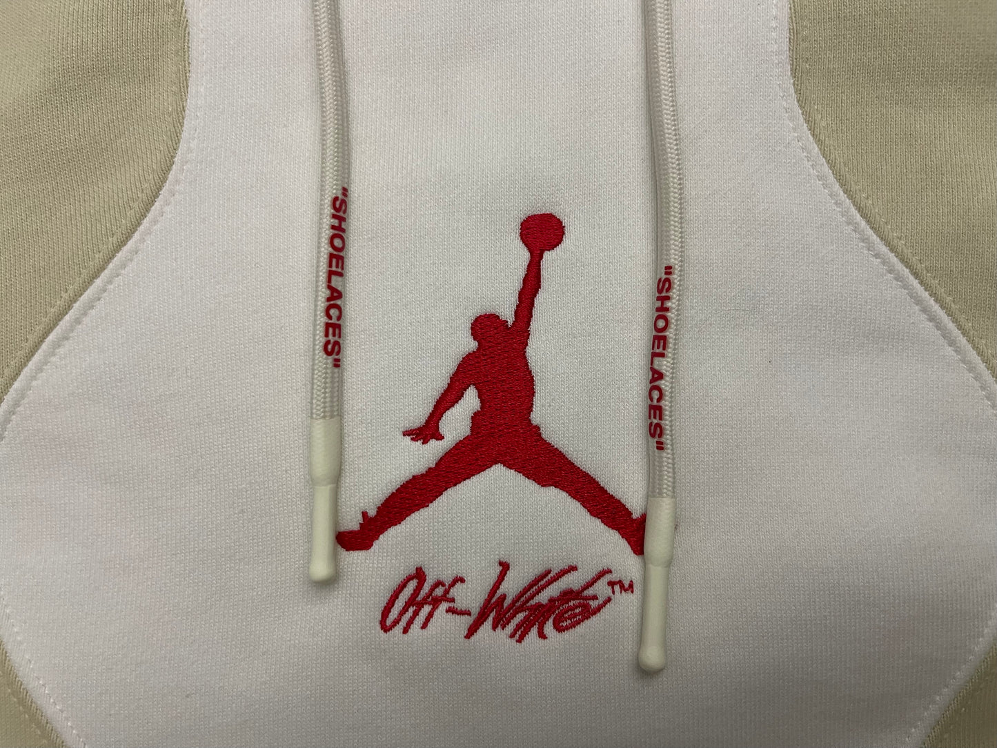 Jordan X Off-White Hoodie White Small