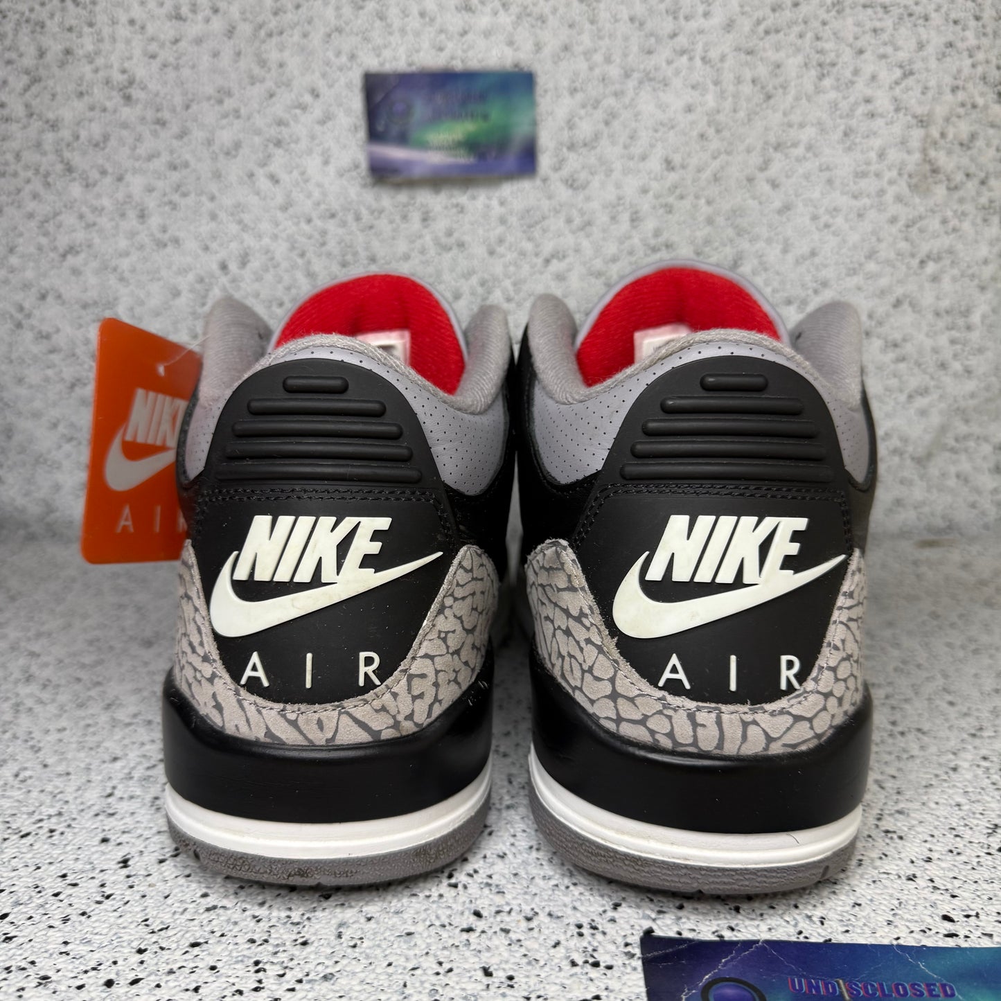 Jordan 3 Black Cement 9.5 Men “Preowned”