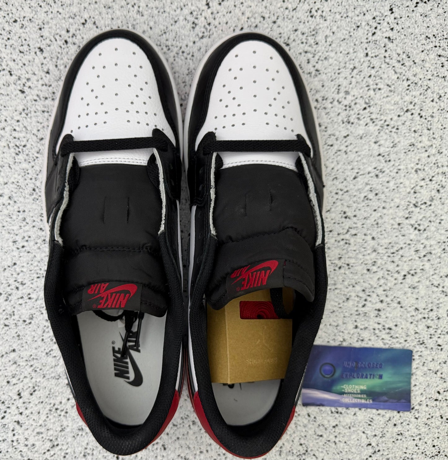 Jordan 1 Low Black Toe