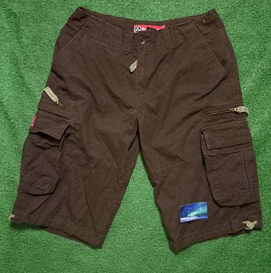 Vintage Molecule Brown Cargo Shorts
