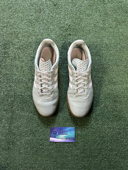 Adidas 350 light sage green and gum size 6.5men/8women