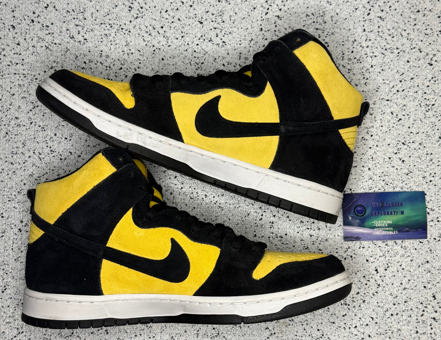 Nike Dunk SB High Reverse Goldenrod 11.5 Men/13 Women “Preowned”
