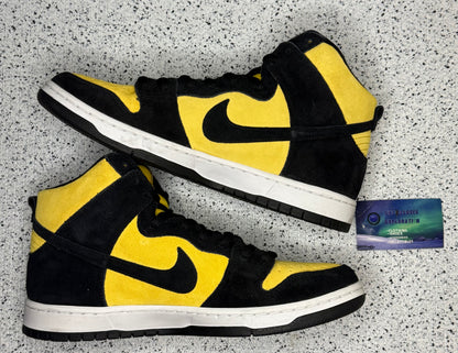 Nike Dunk SB High Reverse Goldenrod 11.5 Men/13 Women “Preowned”