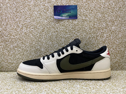 Jordan 1 Low Travis Scott Olive Size 10 Men “Preowned”