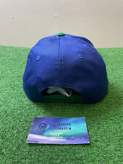 Seattle Seahawks throwback arc logo blue and green hat