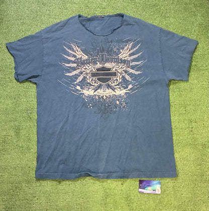 Harley Davidson blue Baltimore tee